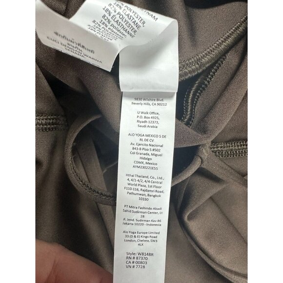 Alo Yoga Airlift Disco Daze Jumpsuit Espresso Size Large - Picture 6 of 12